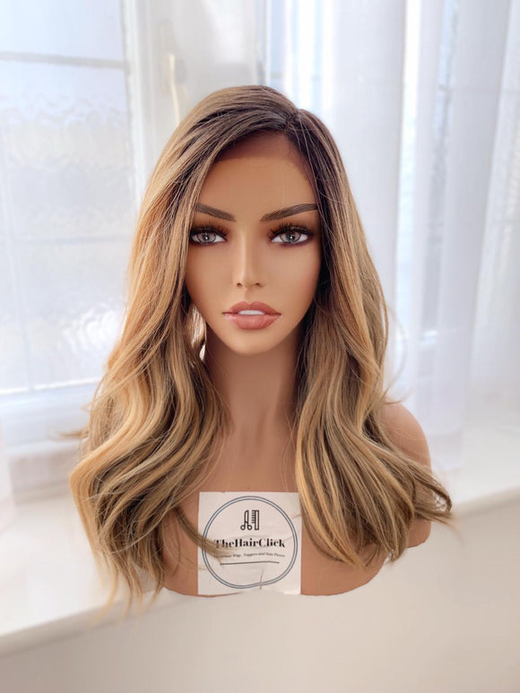 THE KRISTEN WIG Side Part Lace Front Synthetic Wig - SW1002