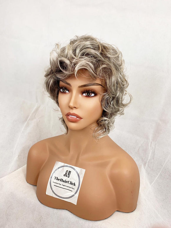 THE ROLING  WIG Synthetic Wig With Basic Cap- SW1020