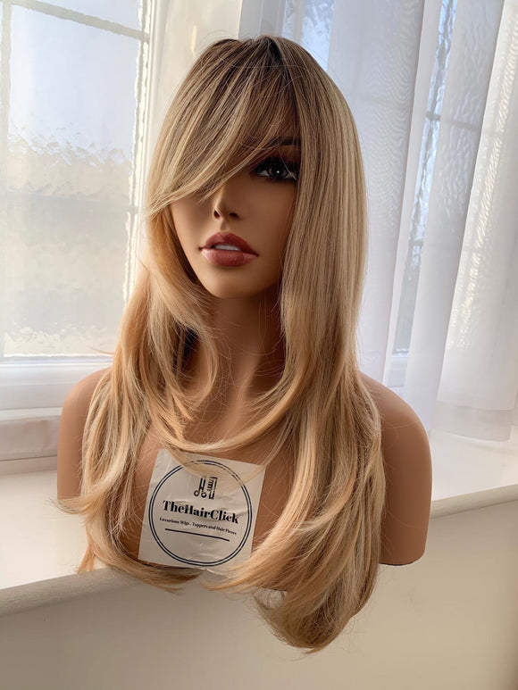 THE LEANNE WIG Skin Top Cap Synthetic Wig - SW1068