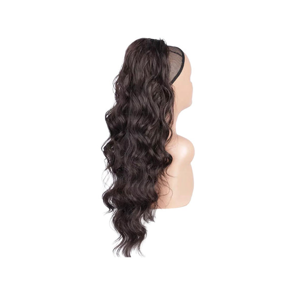 Synthetic Hair Ponytail - Body Wave Dark Brown  #2
