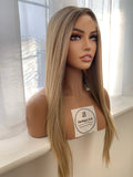 THE MARLO WIG  MIDDLE PARTING LACE FRONT Synthetic Wig Wefted Cap - SW1030